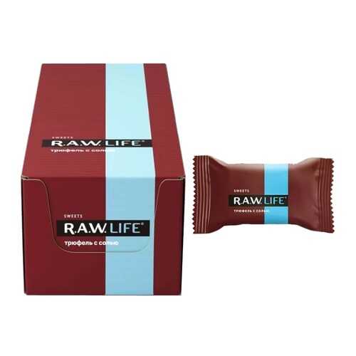 R.A.W. Life Sweets Конфеты (коробка 20шт) (Трюфель с солью) в Дикси