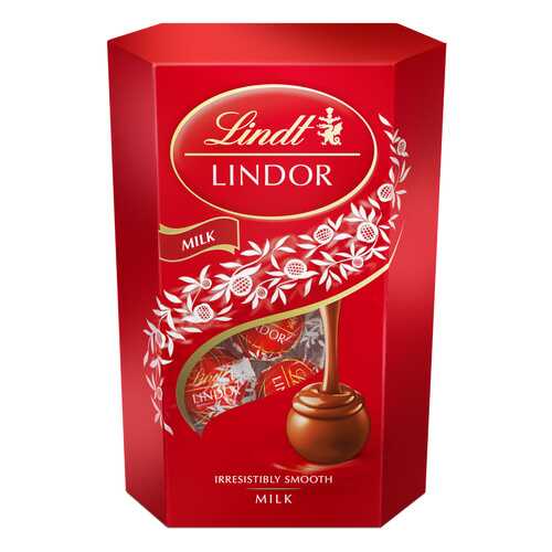 Набор конфет Lindt lindor молочный шоколад 200 г в Дикси