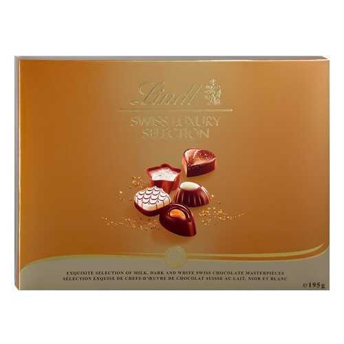 Набор шоколадных конфет Lindt Swiss Luxury ассорти 195 г в Дикси