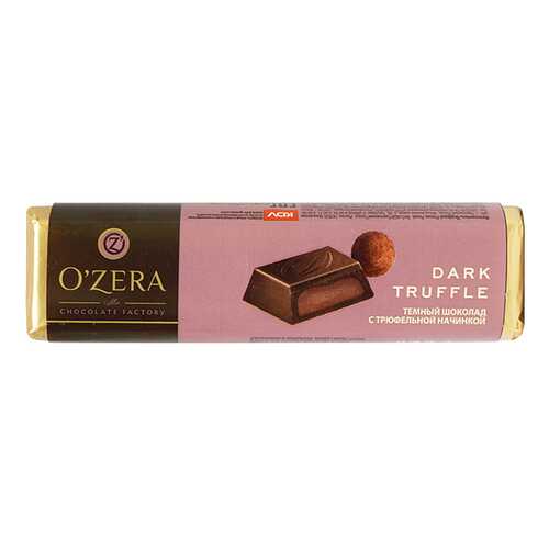 Шоколад темный OZera dark truffle с трюфельной начинкой 47 г в Дикси