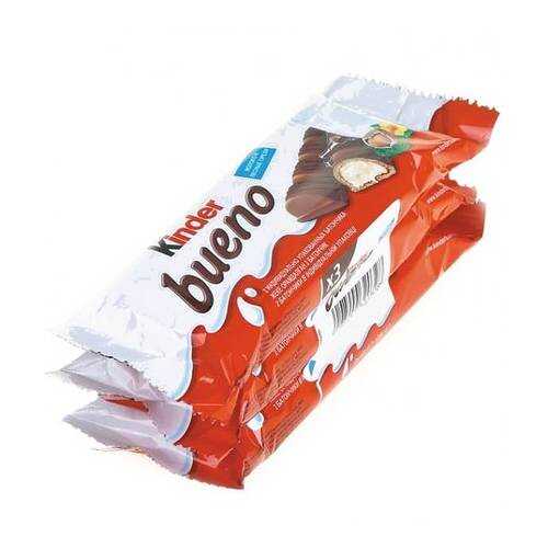 Вафельный батончик Kinder bueno 3*43 г в Дикси