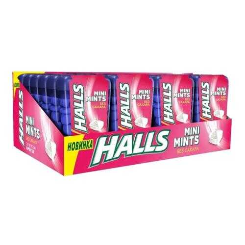 HALLS Mini Mints конфеты без сахара со вкусом арбуза 12.5г по 24 шт в Дикси