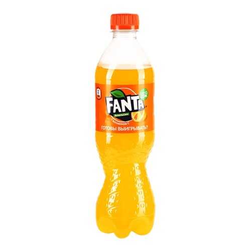 Напиток газированный Fanta апельсин пластик 0.5 л в Дикси