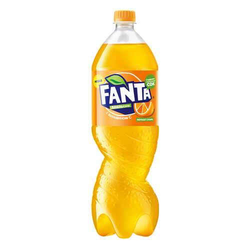 Напиток сильногазированный Fanta апельсин безалкогольный пластик 1.5 л в Дикси